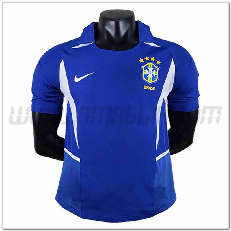 Seconda Maglia Brasile Retro Mondiali 2002