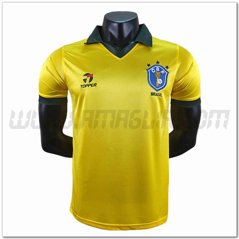 Prima Maglia Brasile Retro Mondiali 1986
