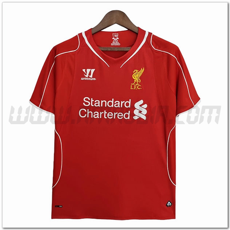 Prima Maglia FC Liverpool Retro 2014/2015