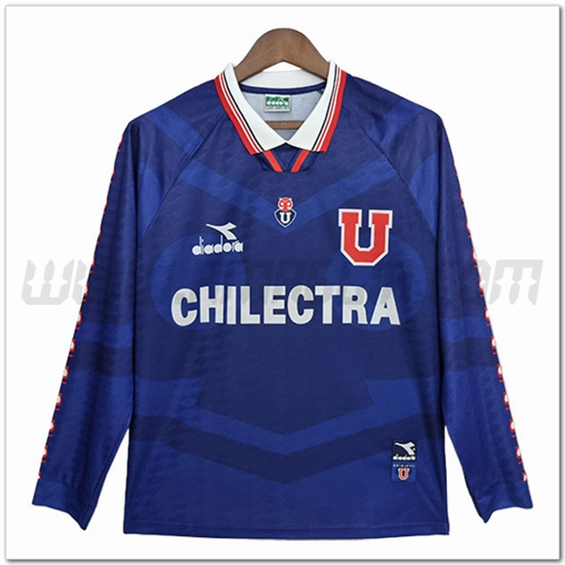 Prima Maglia Universidad De Chile Retro Maniche lunghe 1996