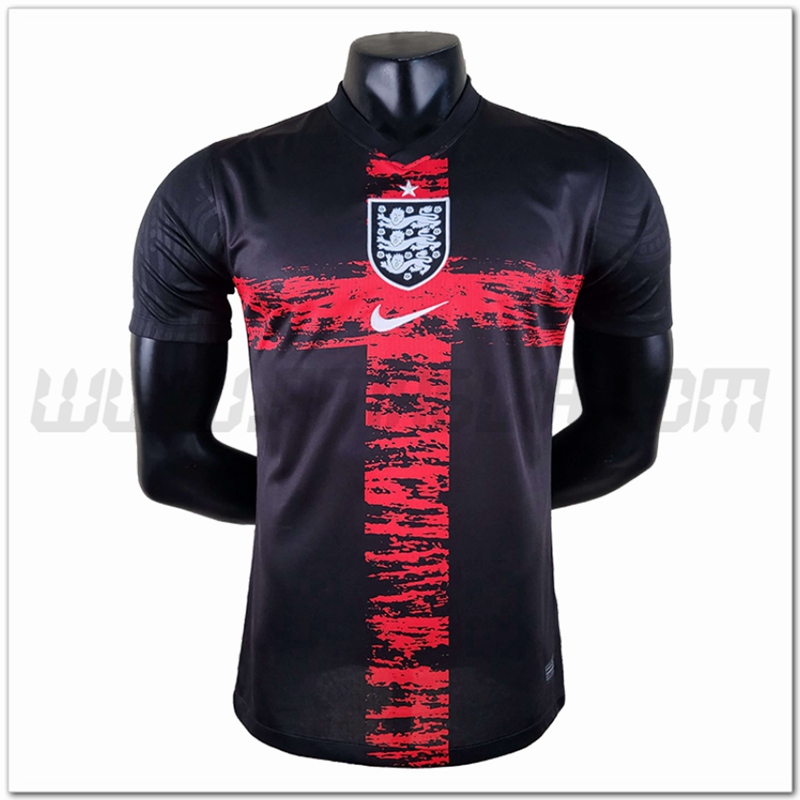 Maglia Squadra Inghilterra Concetto 2022 2023 Nero