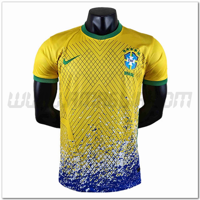 Maglia Squadra Brasile 2022 2023 Blu/Giallo/Bianco