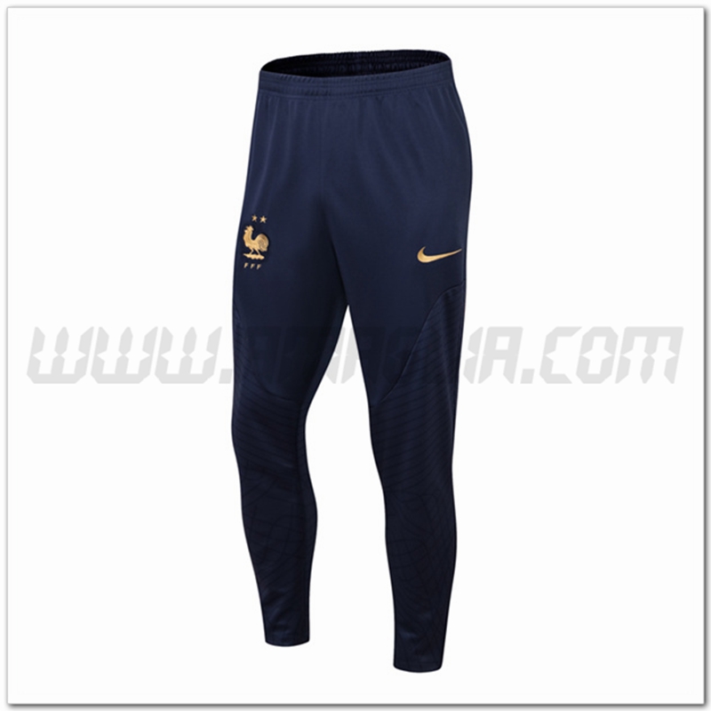 Pantaloni Allenamento Francia Blu Marina 2022 2023