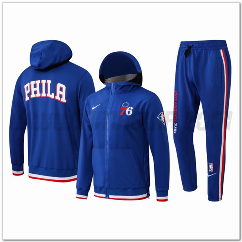 Tuta Allenamento Philadelphia 76ers Blu 2022