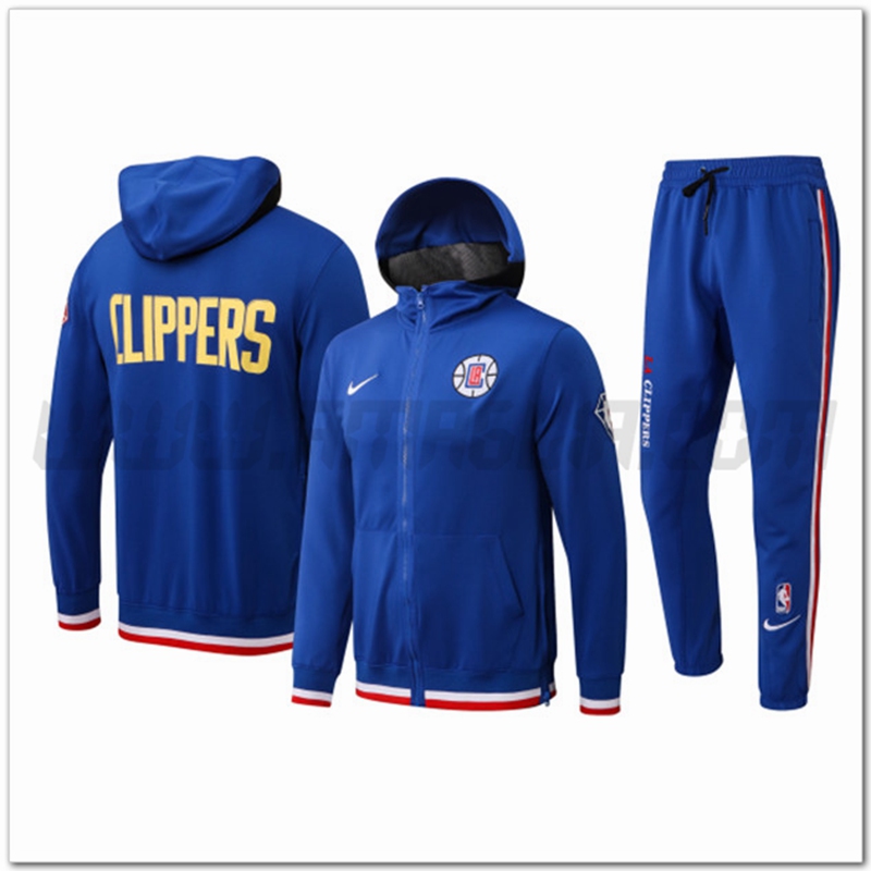 Tuta Allenamento Los Angeles Clippers Blu 2022