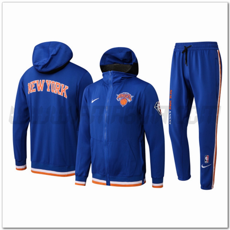 Tuta Allenamento New York Knicks Blu 2022