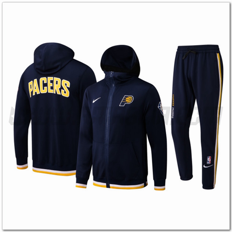 Tuta Allenamento Indiana Pacers Blu Marina 2022