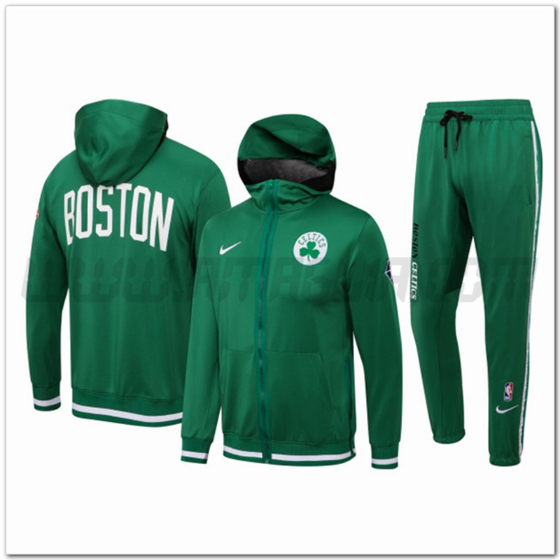 Tuta Allenamento Boston Celticsa Verde 2022