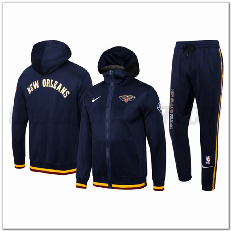 Tuta Allenamento New Orleans Pelicans Blu Marina 2022