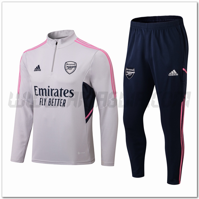 Tuta Allenamento Arsenal Grigio 2022 2023