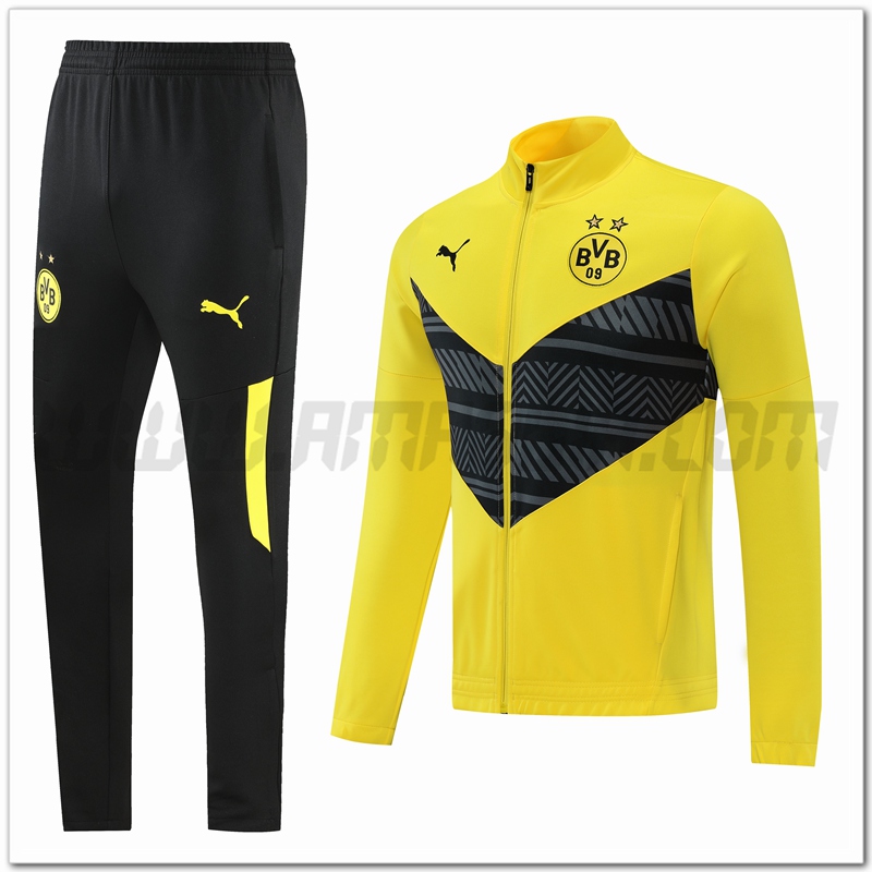 Tuta Allenamento Giacca Dortmund BVB Giallo 2022 2023