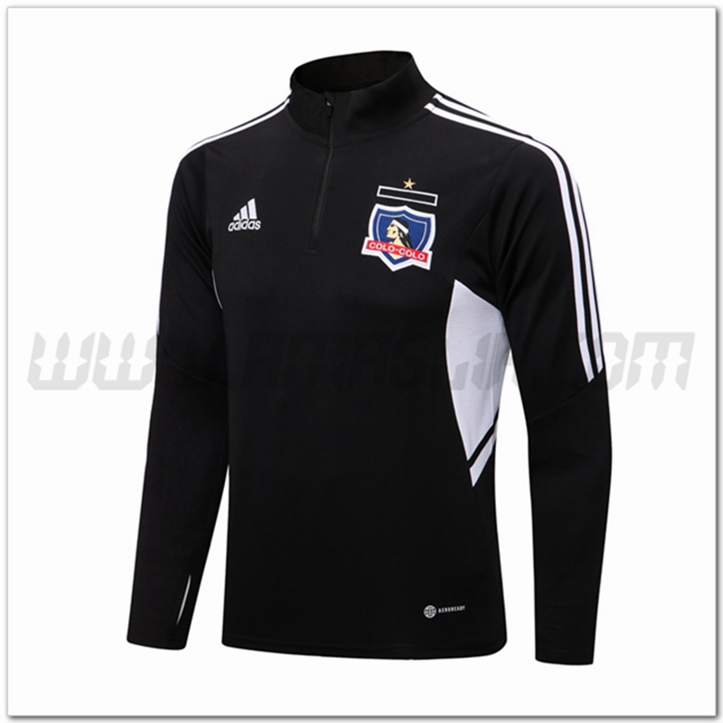 Felpa Allenamento Colo Colo Nero 2022 2023