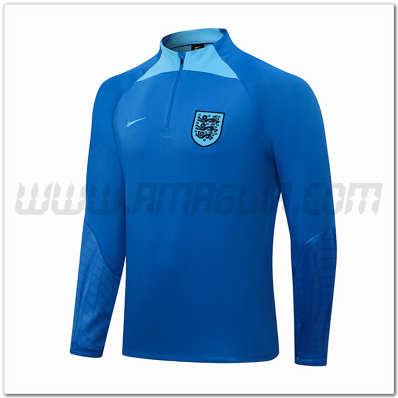 Felpa Allenamento Inghilterra Blu 2022 2023
