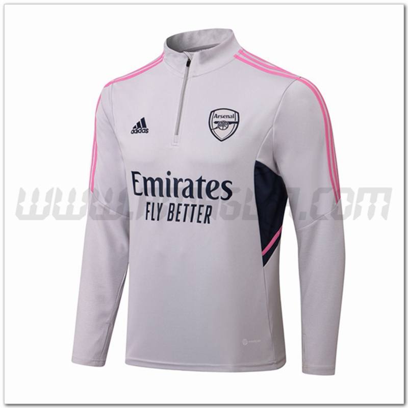 Felpa Allenamento Arsenal Grigio 2022 2023