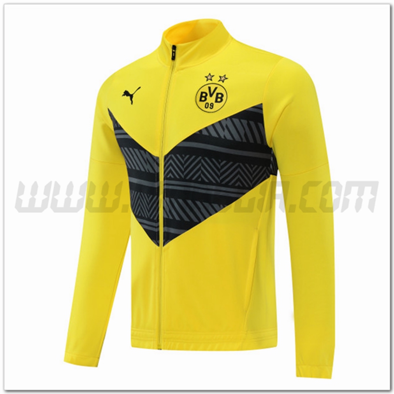 Giacca Calcio Dortmund BVB Giallo 2022 2023