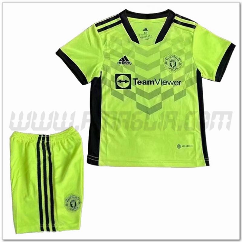 Kit Maglia Manchester United Bambino Terza 2022 2023
