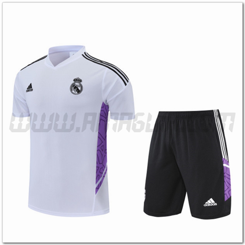 Maglia Allenamento Real Madrid + Pantaloncinis Nero 2022 2023