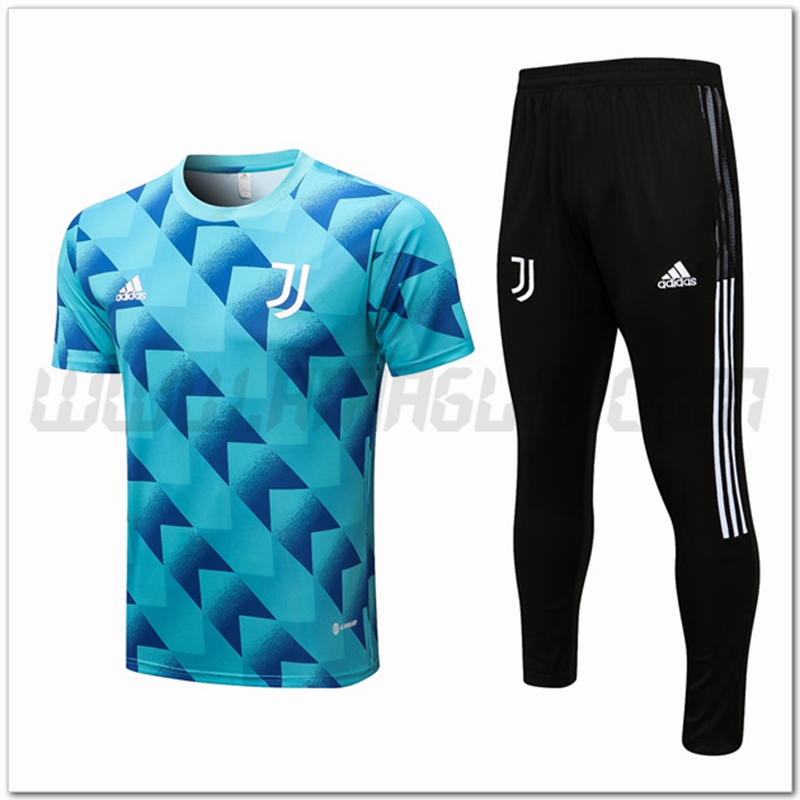 Maglia Allenamento Juventus + Pantaloni Blu 2022 2023