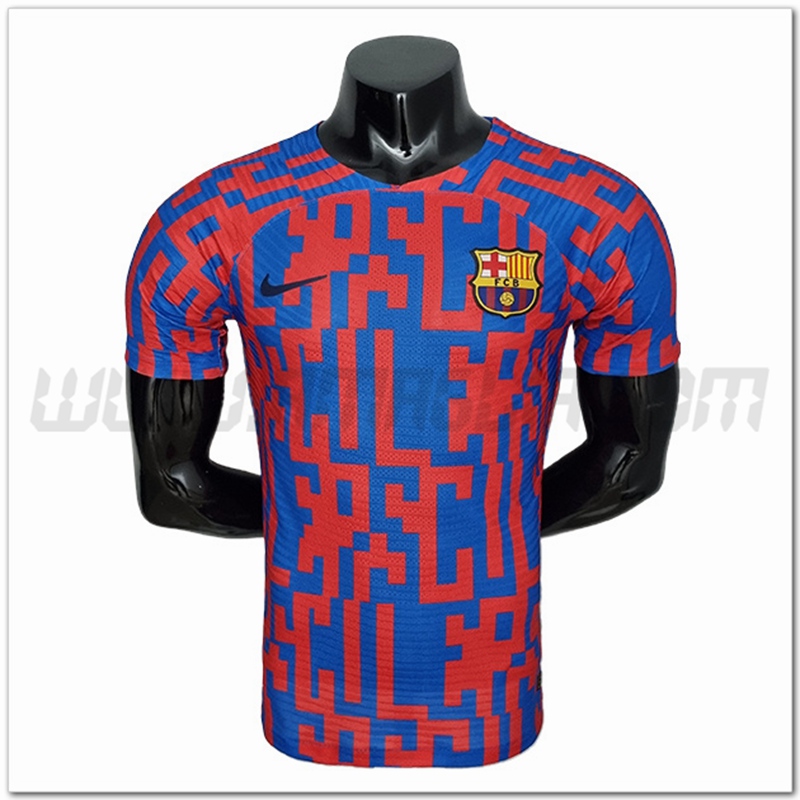 Maglia Allenamento FC Barcellona Rosso/Blu 2022 2023
