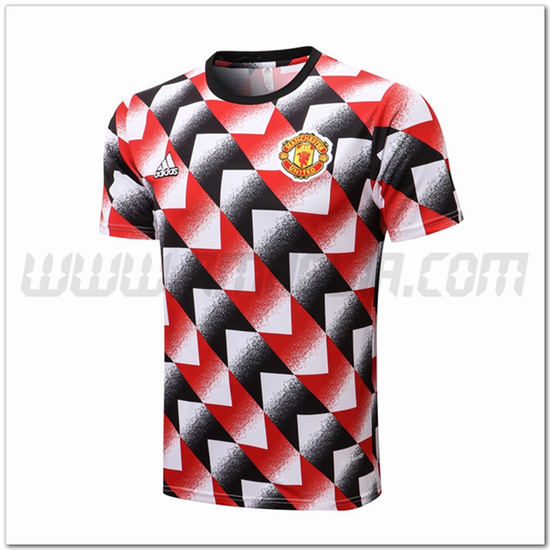 Maglia Allenamento Manchester United Rosso/Nero 2022 2023