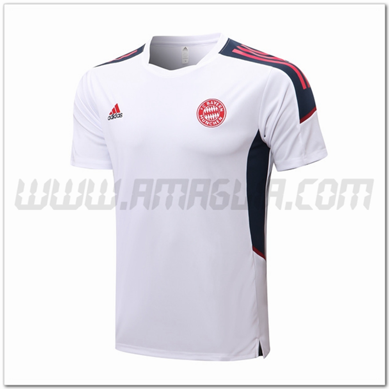 Maglia Allenamento Bayern Monaco Bianco 2022 2023