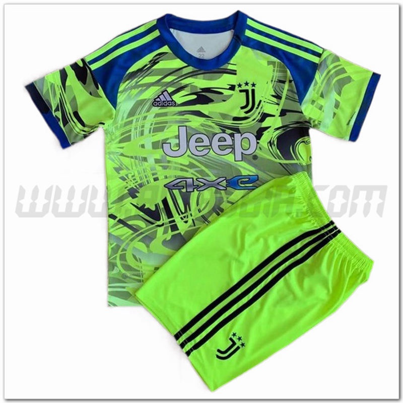 Kit Maglia Juventus Bambino 2022 2023 Verde