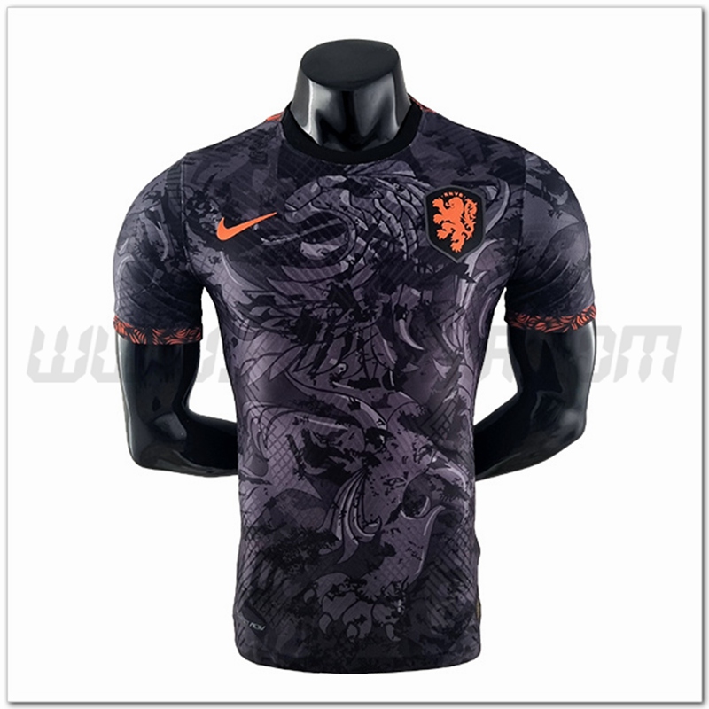 Maglia Allenamento Paesi Bassi Nero 2022 2023