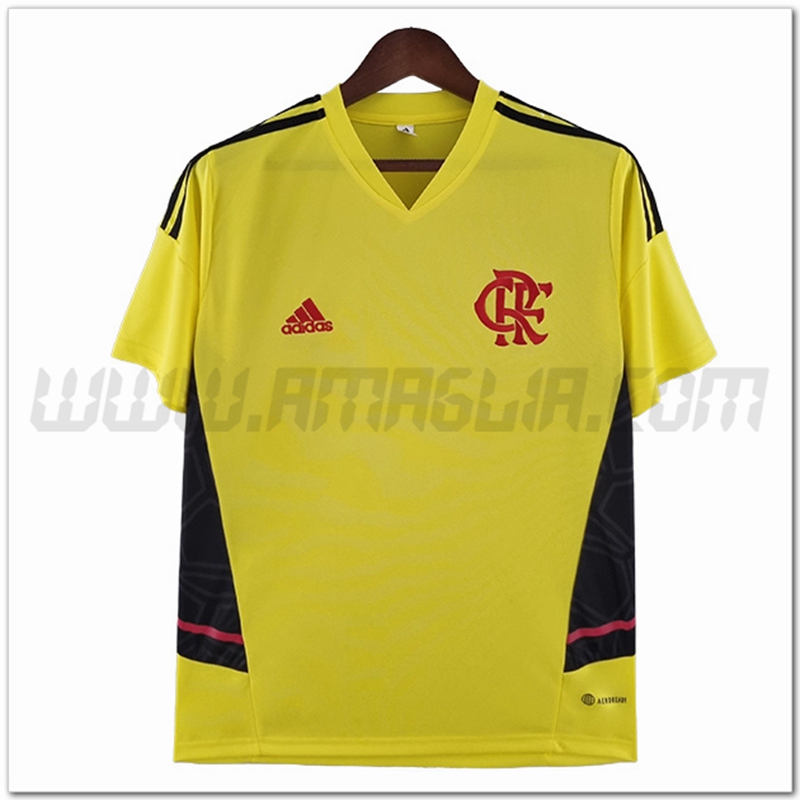 Maglia Allenamento Flamengo Giallo 2022 2023