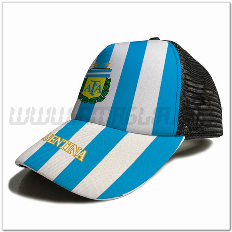 Cappellino da Calcio Argentina Bianco/Blu 2023