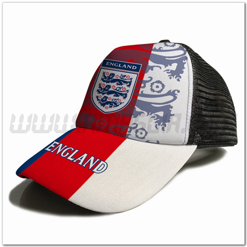 Cappellino da Calcio Inghilterra Bianco/Rosso 2023