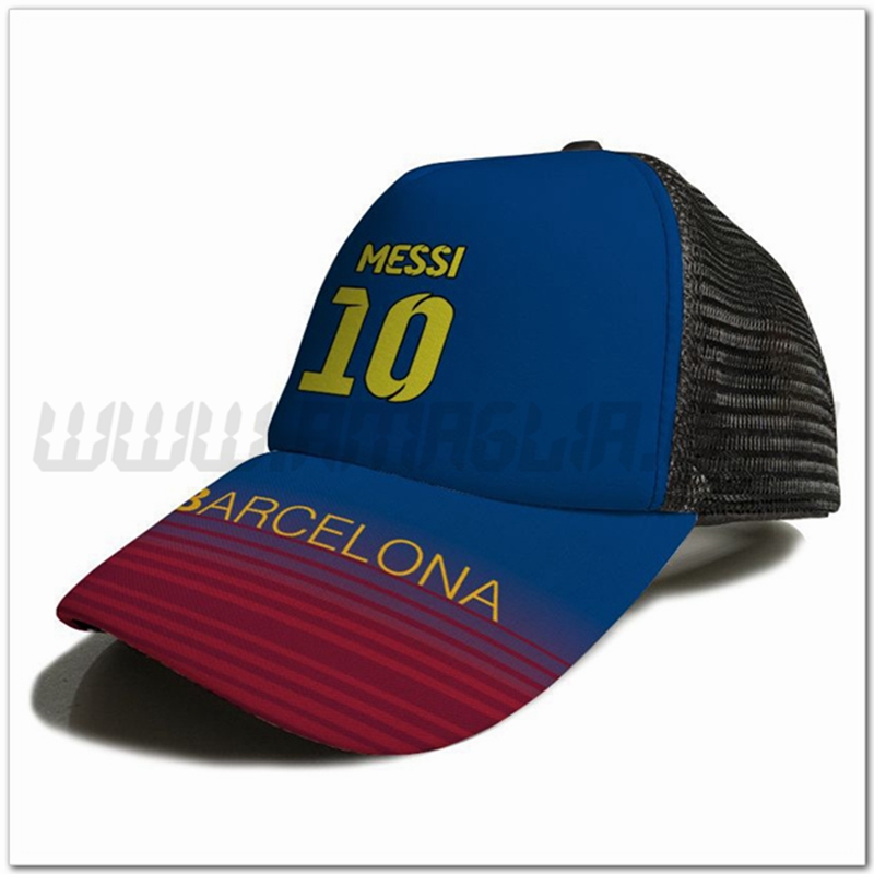 Cappellino da Calcio Messi 10 Blu/Rosso 2023