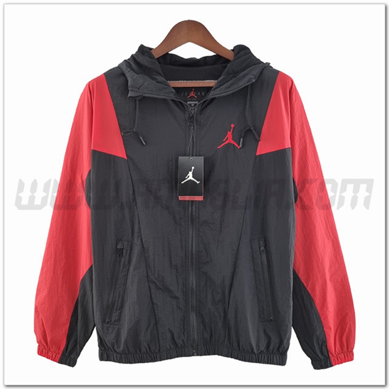 Giacca a vento Jordan PSG Nero/Rosso 2022 2023