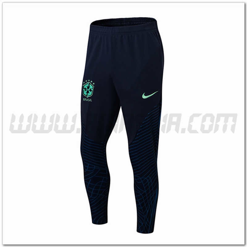 Pantaloni Allenamento Brasile Nero 2022 2023