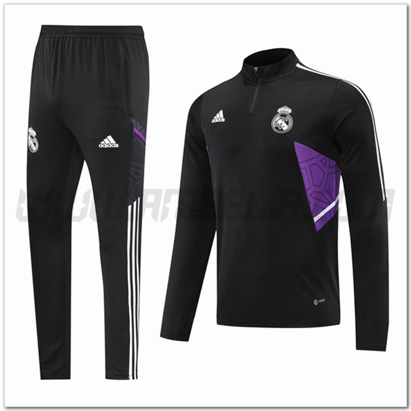 Tuta Allenamento Real Madrid Nero 2022 2023