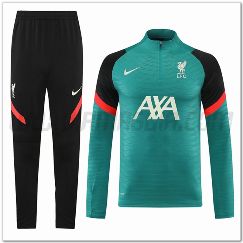 Tuta Allenamento FC Liverpool Verde 2022 2023