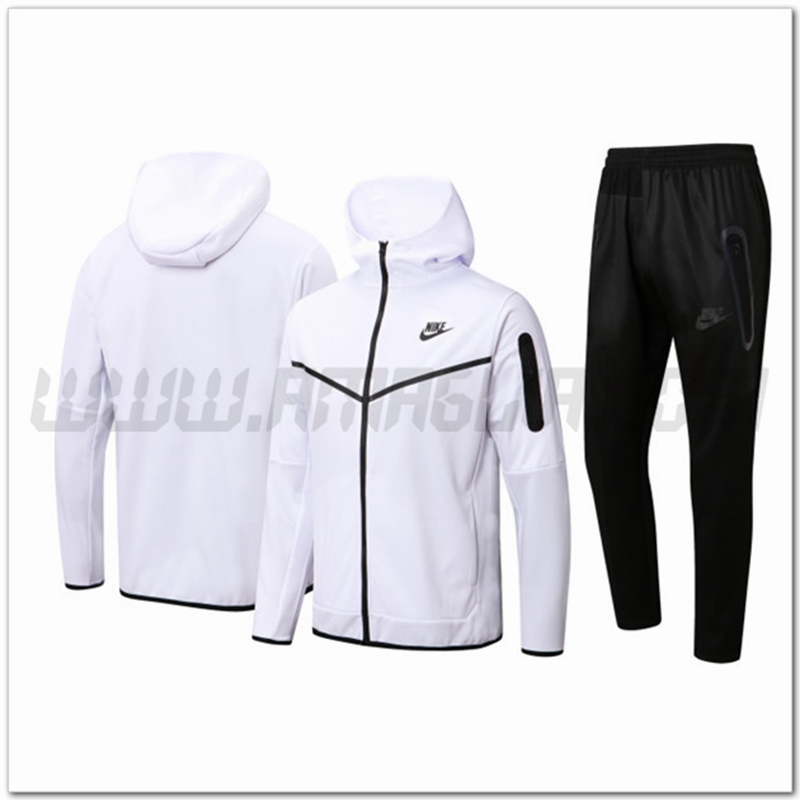 Tuta Giacca con Cappuccio Nike Bianco 2022 2023