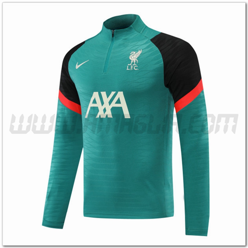 Felpa Allenamento FC Liverpool Verde 2022 2023