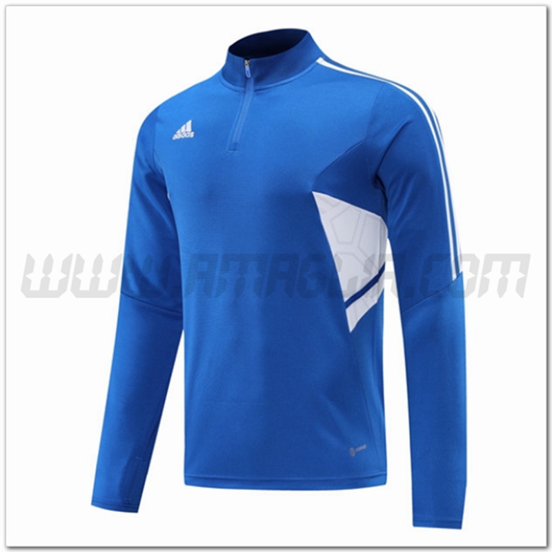 Felpa Allenamento Adidas Blu 2022 2023