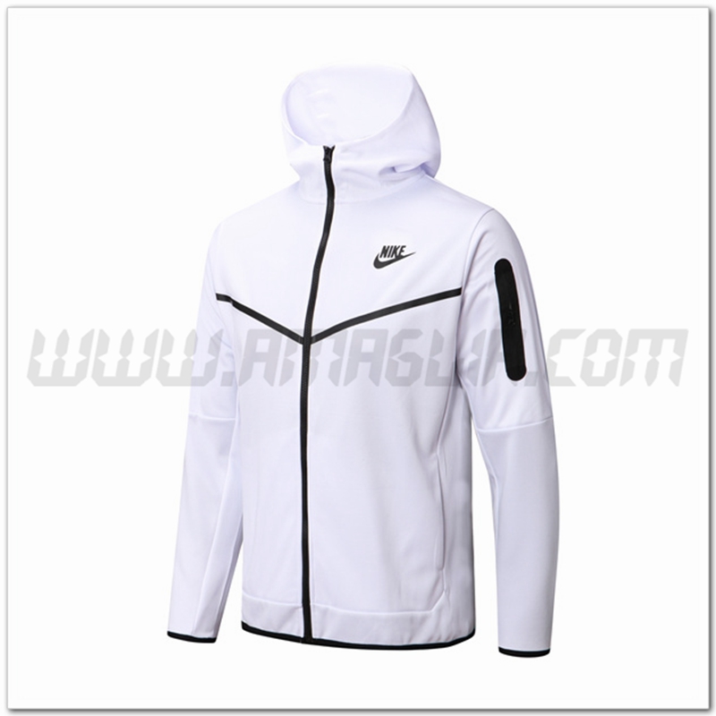 Giacca con Cappuccio Nike Bianco 2022 2023