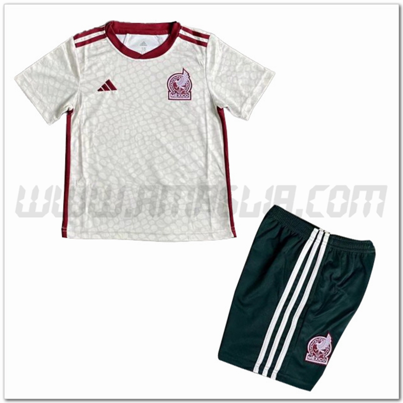 Kit Maglia Messico Bambino Seconda 2022 2023