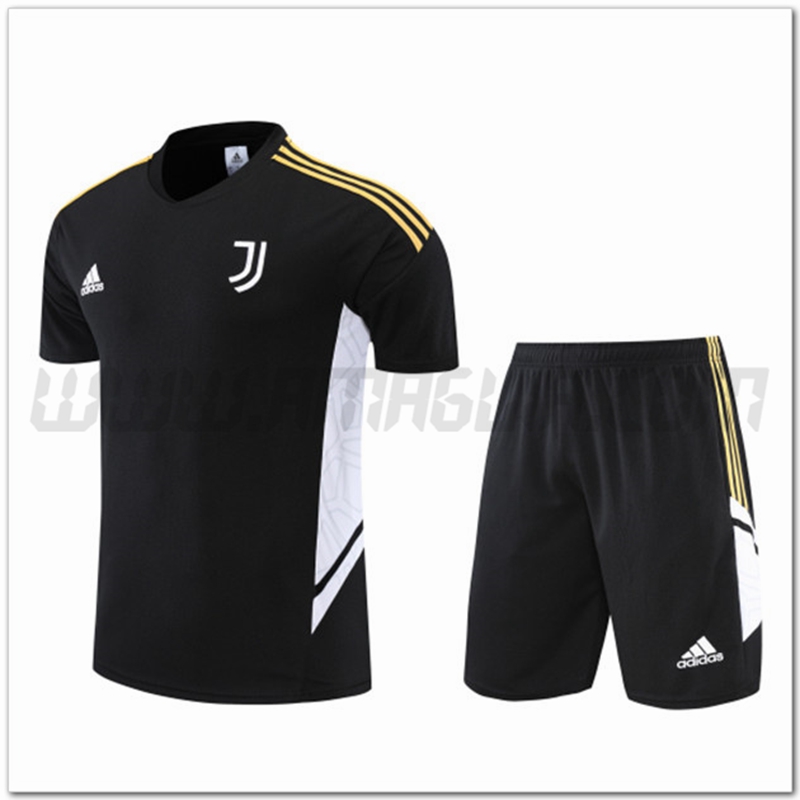 Maglia Allenamento Juventus + Pantaloncinis Nero 2022 2023