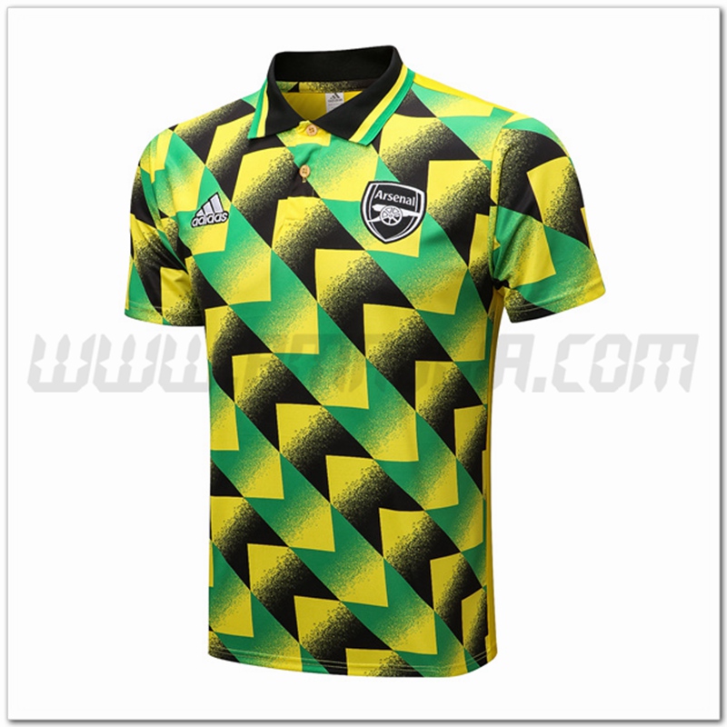 Maglia Polo Arsenal Verde/Nero 2022 2023