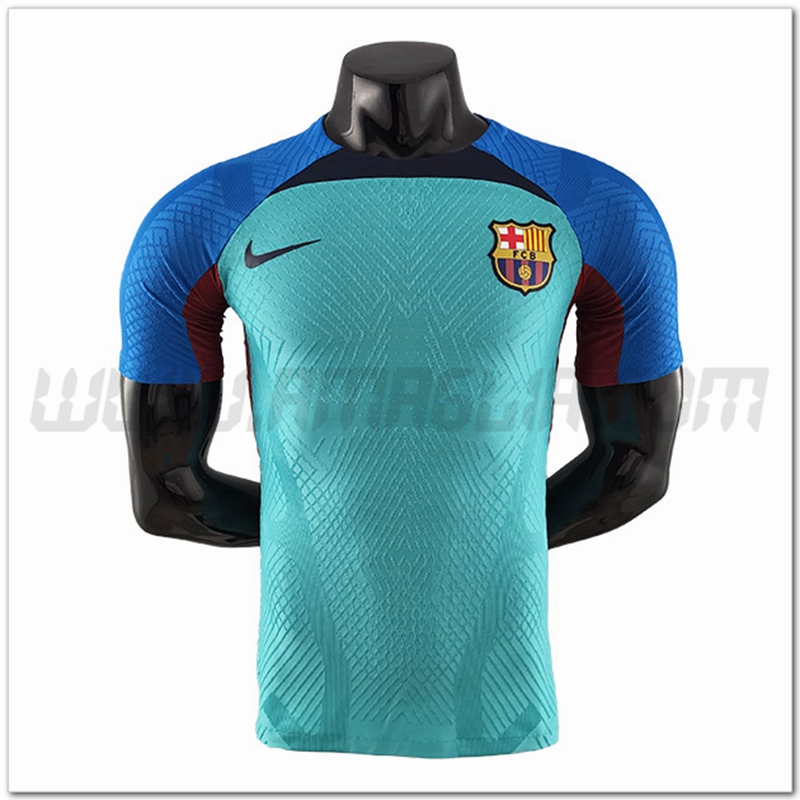 Maglia Allenamento FC Barcellona Blu/Verde 2022 2023