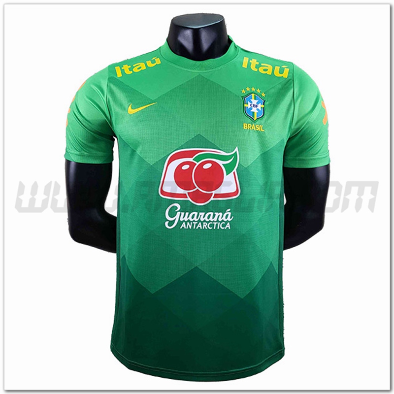 Maglia Allenamento Brasile Verde 2022 2023 -02