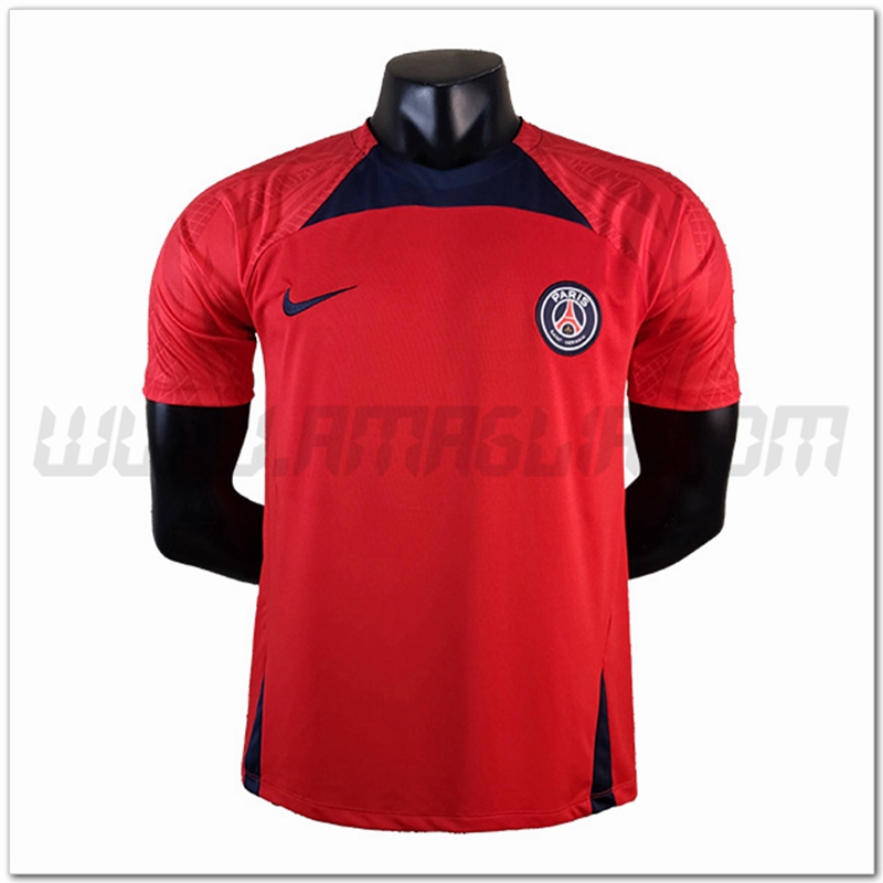 Maglia Allenamento PSG Rosso 2022 2023