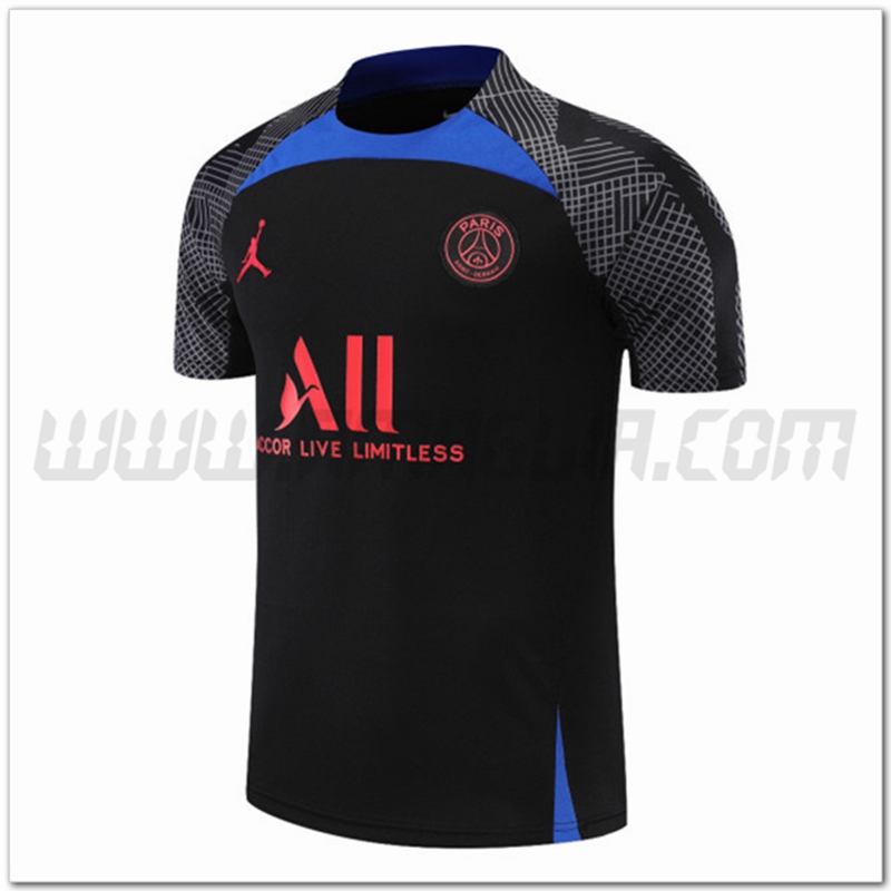 Maglia Allenamento Jordan PSG Nero 2022 2023