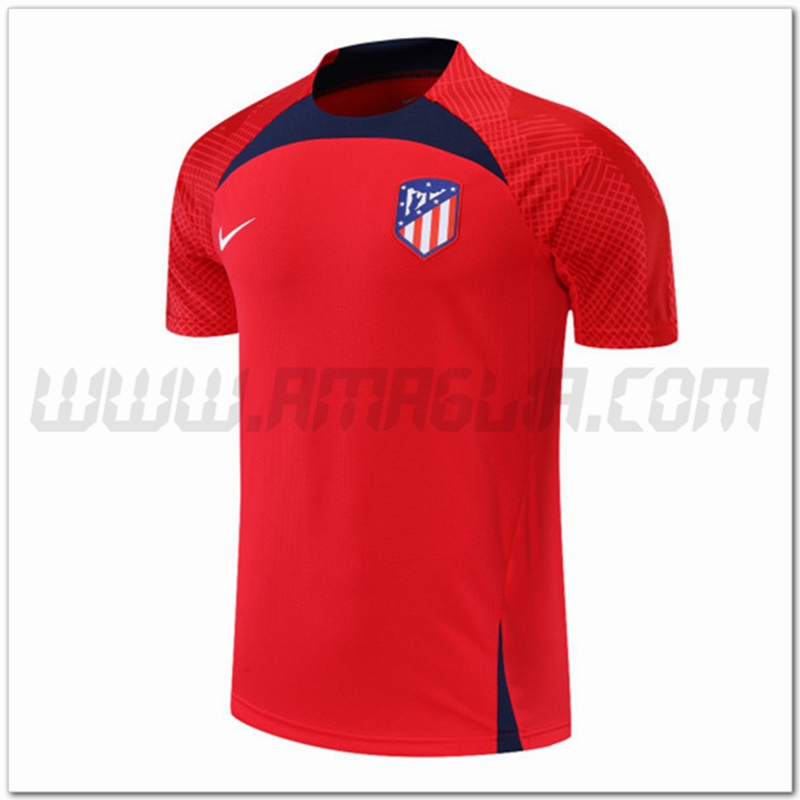 Maglia Allenamento Atletico Madrid Rosso 2022 2023