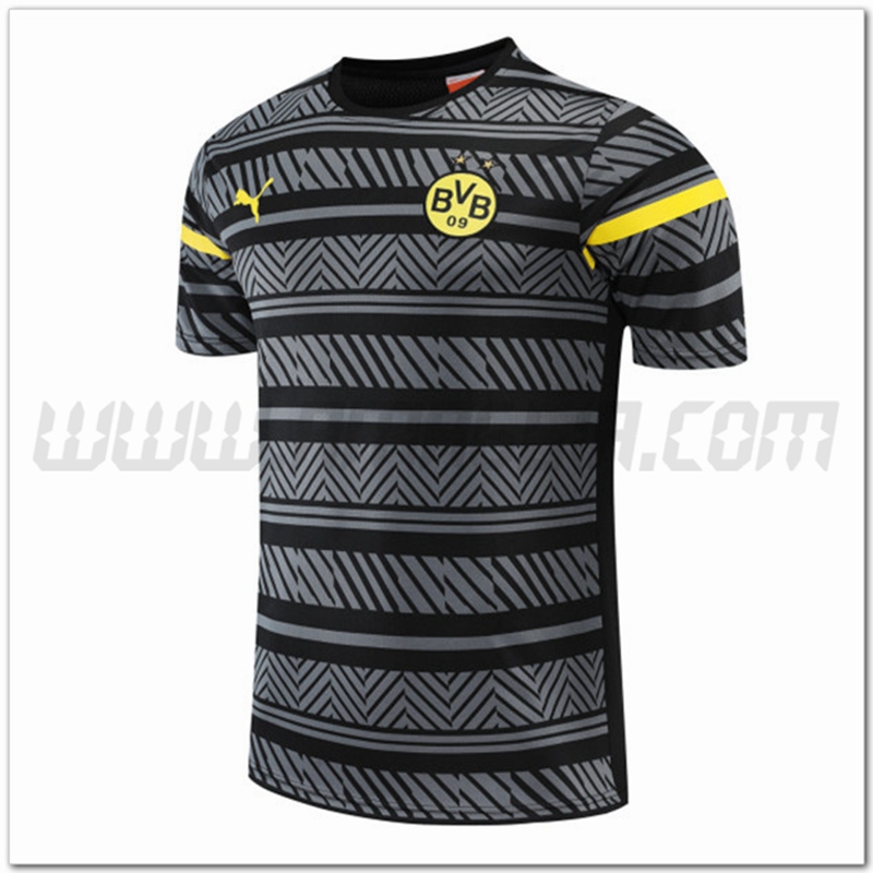 Maglia Allenamento Dortmund BVB Grigio 2022 2023