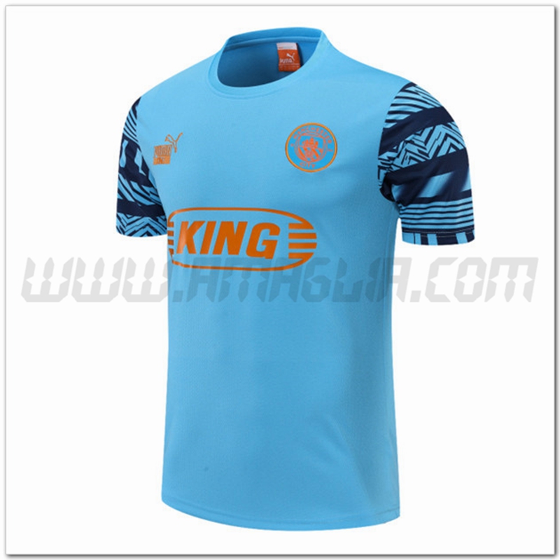Maglia Allenamento Marsiglia OM Blu 2022 2023
