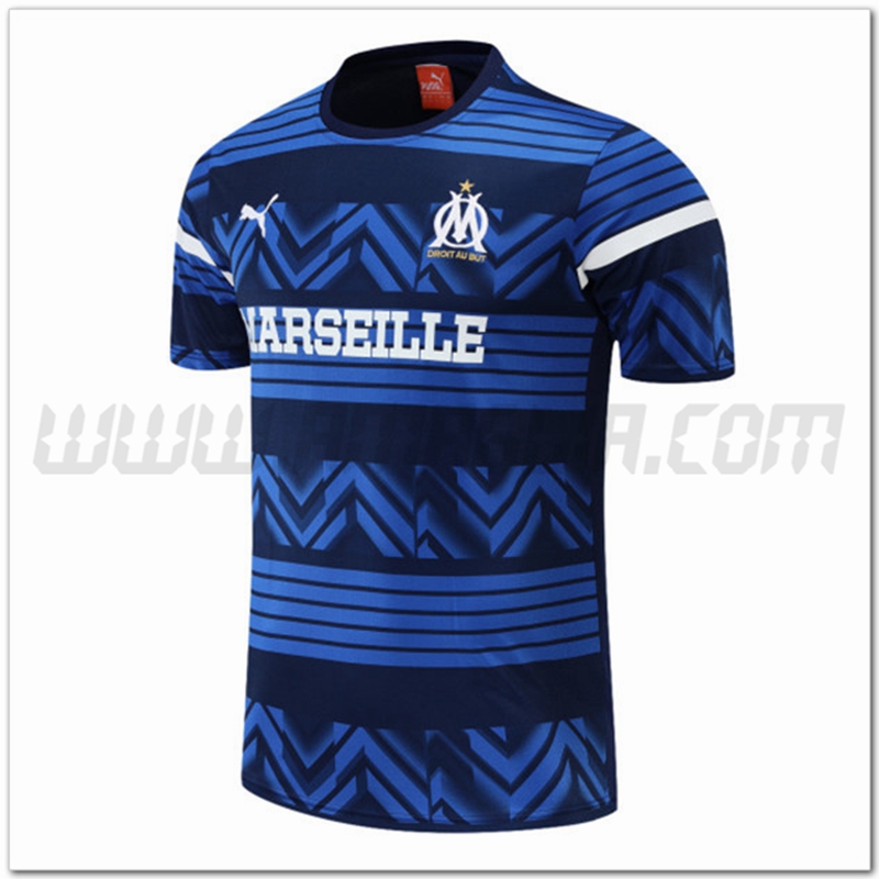 Maglia Allenamento Marsiglia OM Blu Marino 2022 2023